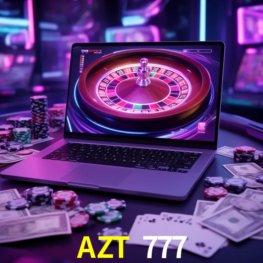 Centro móvil AZT 777 con casino, cajero, bonos, app y acceso de cuenta para México